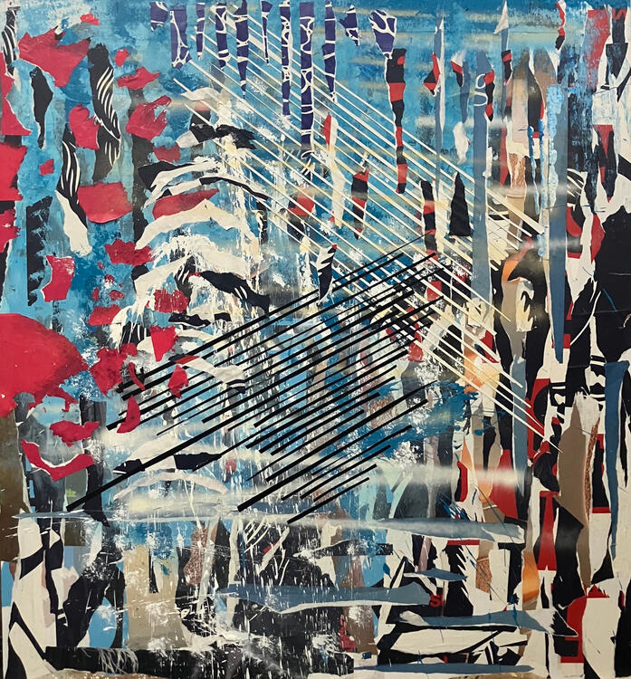 Winter in Bishop // 48 x 48