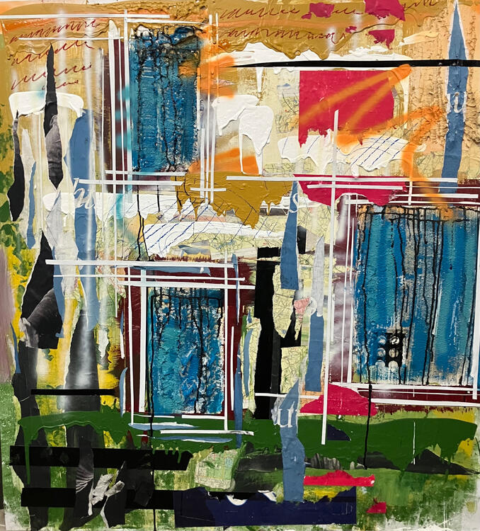 In the Backyard // 44 x 48