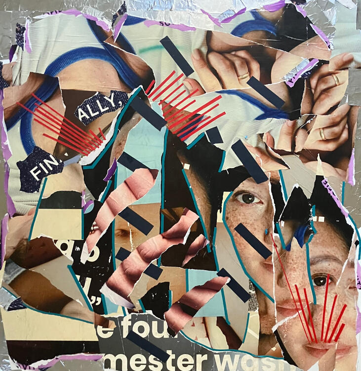 I swear, it's just a mirror // 48 x 48